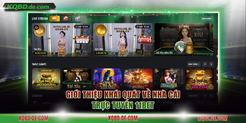 Giới thiệu khái quát về nhà cái trực tuyến 11bet