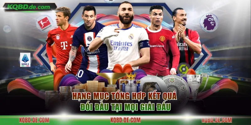 Hạng mục tổng hợp kết quả đối đầu tại mọi giải đấu